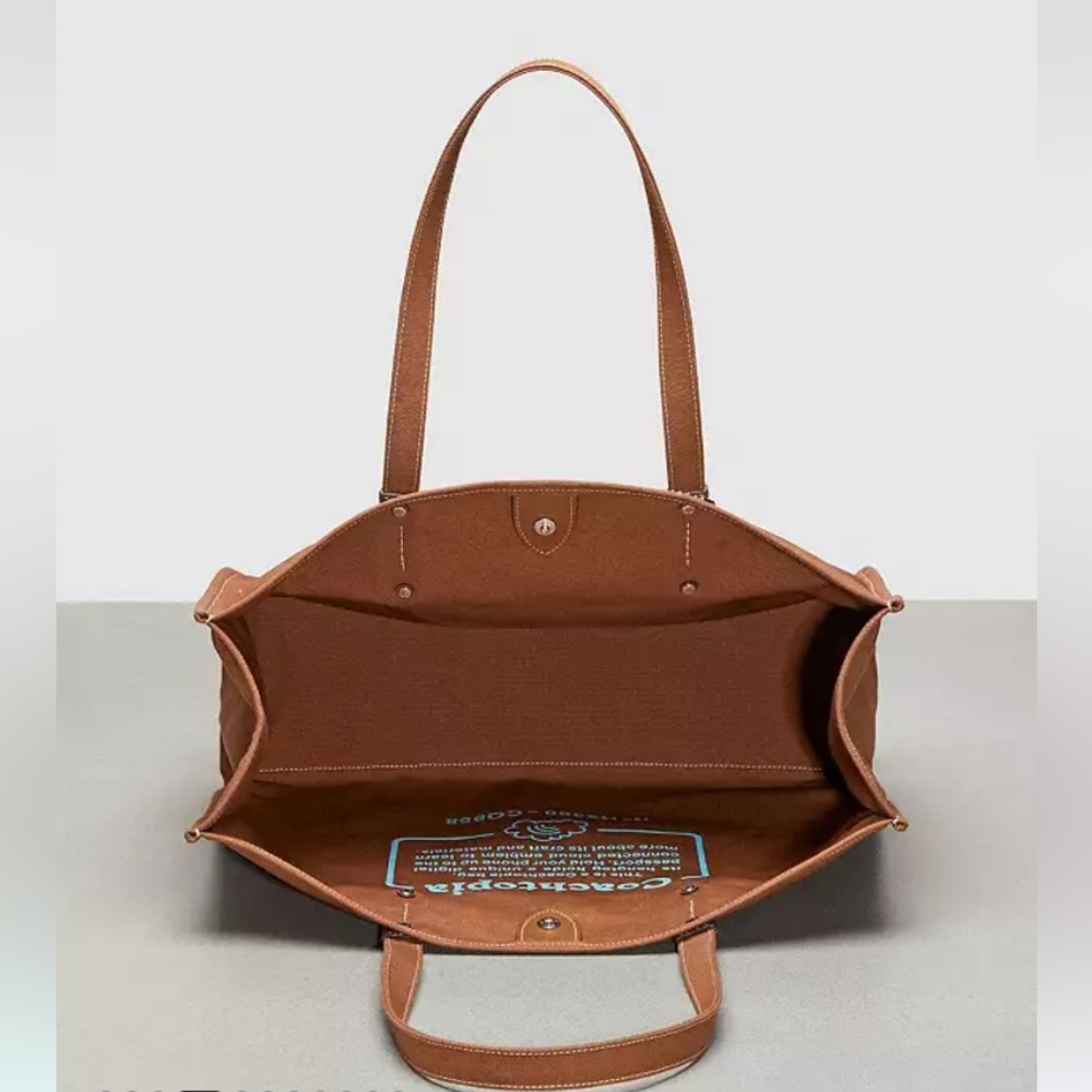 Coach Tote In 100% Recycled Canvas: Coachtopia Creatures - Picture 4 of 10